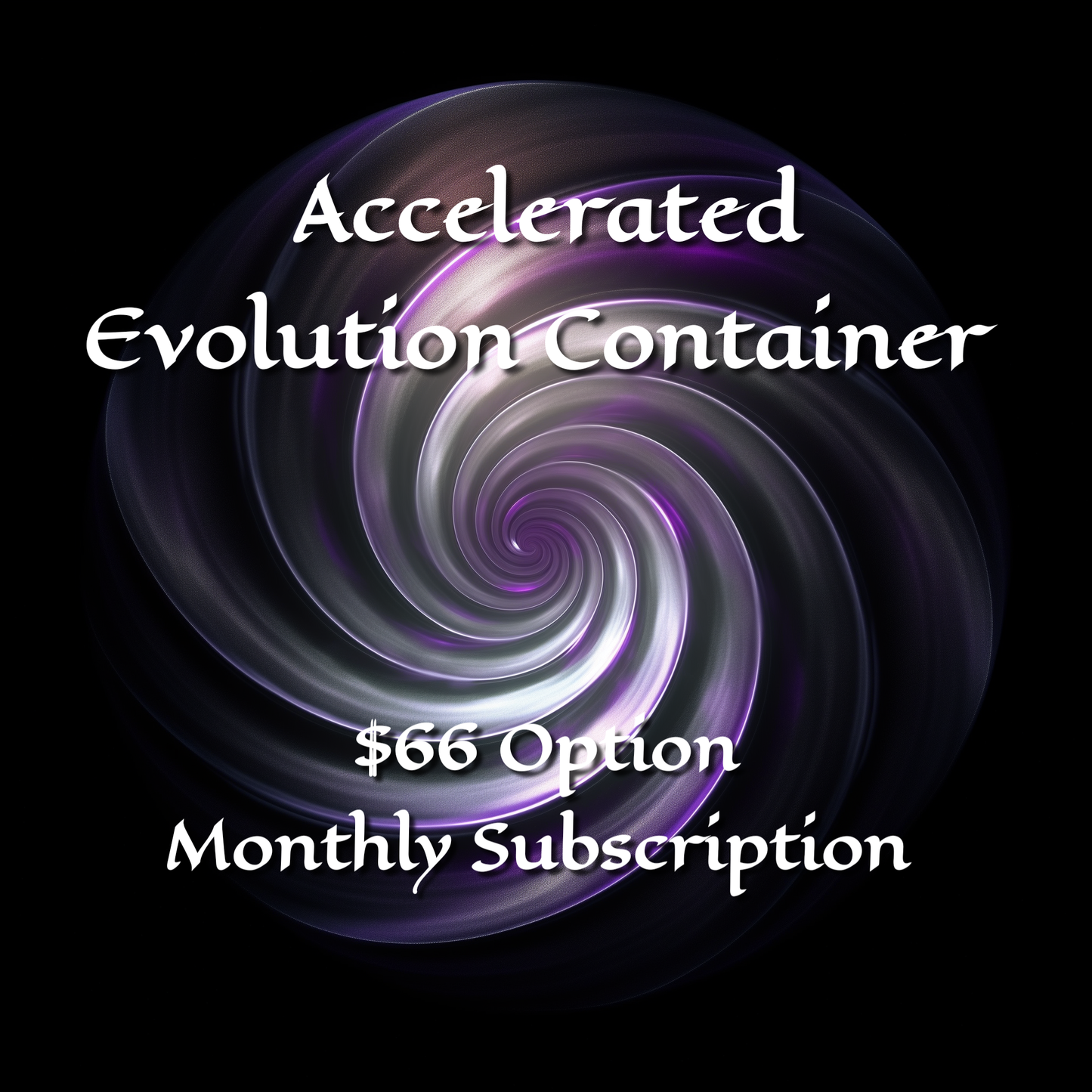 Accelerated Evolution Container $66 AMETHYST | New Moon and Full Moon Transmissions | Monthly Subscription