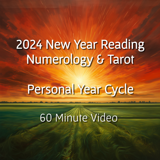 New Years 2024 Numerology & Tarot Reading | Personal Year Cycle, Tarot, Oracle | 60 Minute Video