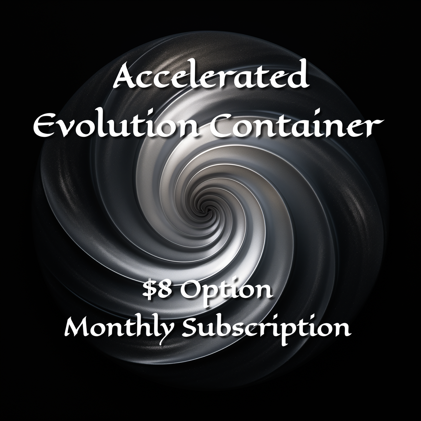 Accelerated Evolution Container $8 SILVER | New Moon & Full Moon Transmissions | Monthly Subscription