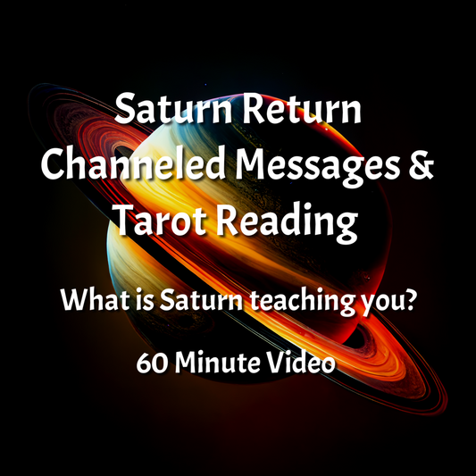 Saturn Return Tarot Reading | Saturn Transits | Channeled Messages from Saturn | 60 Minute Video